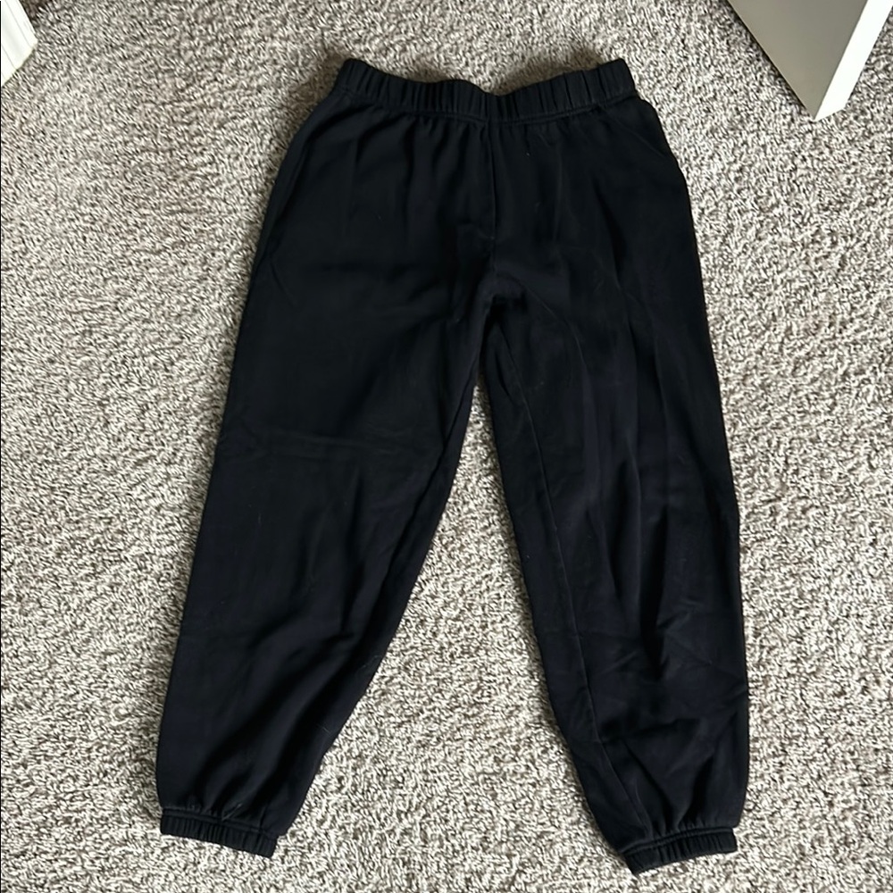 PacSun Black Track Pants with Elastic Cuffs